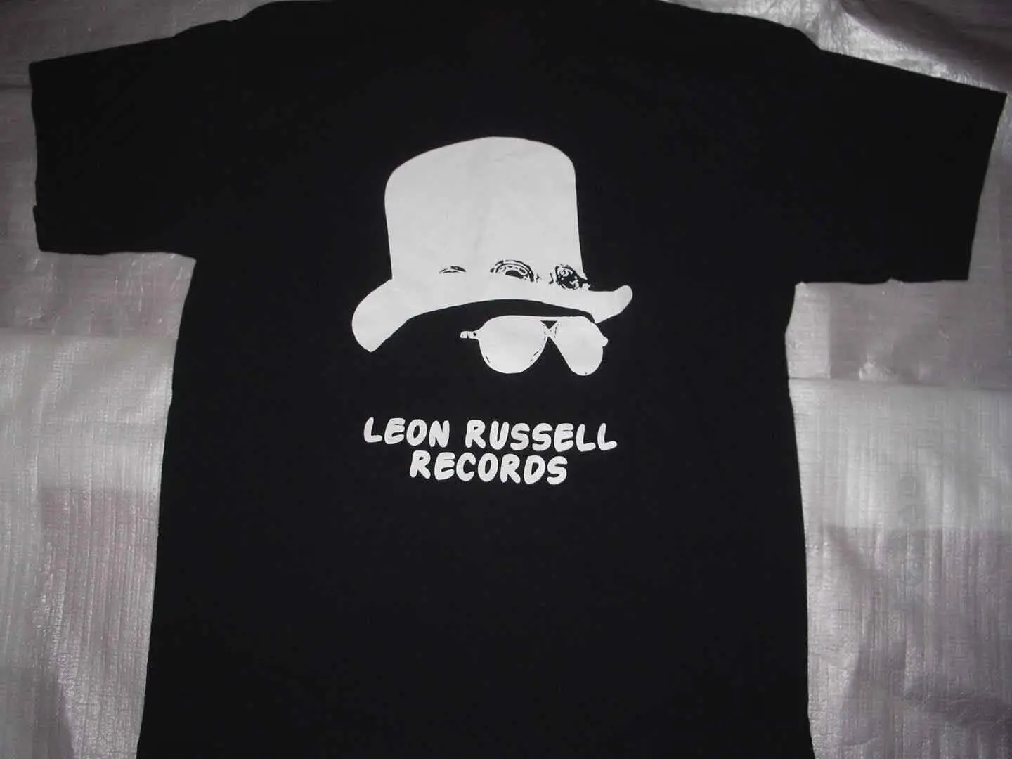 Retro LEON RUSSELL RECORDS Shirt Short Sleeve Black Unisex S-2345XL CC4286