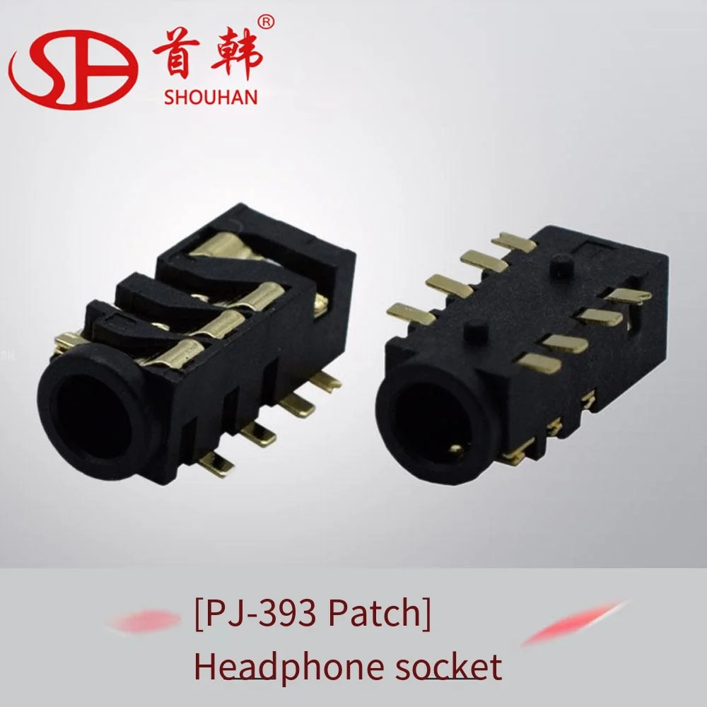 Connector dc Power Socket PJ393-8 pin pj3093-7 pin patch Multifunctional 4-section four-section headphone audio socket