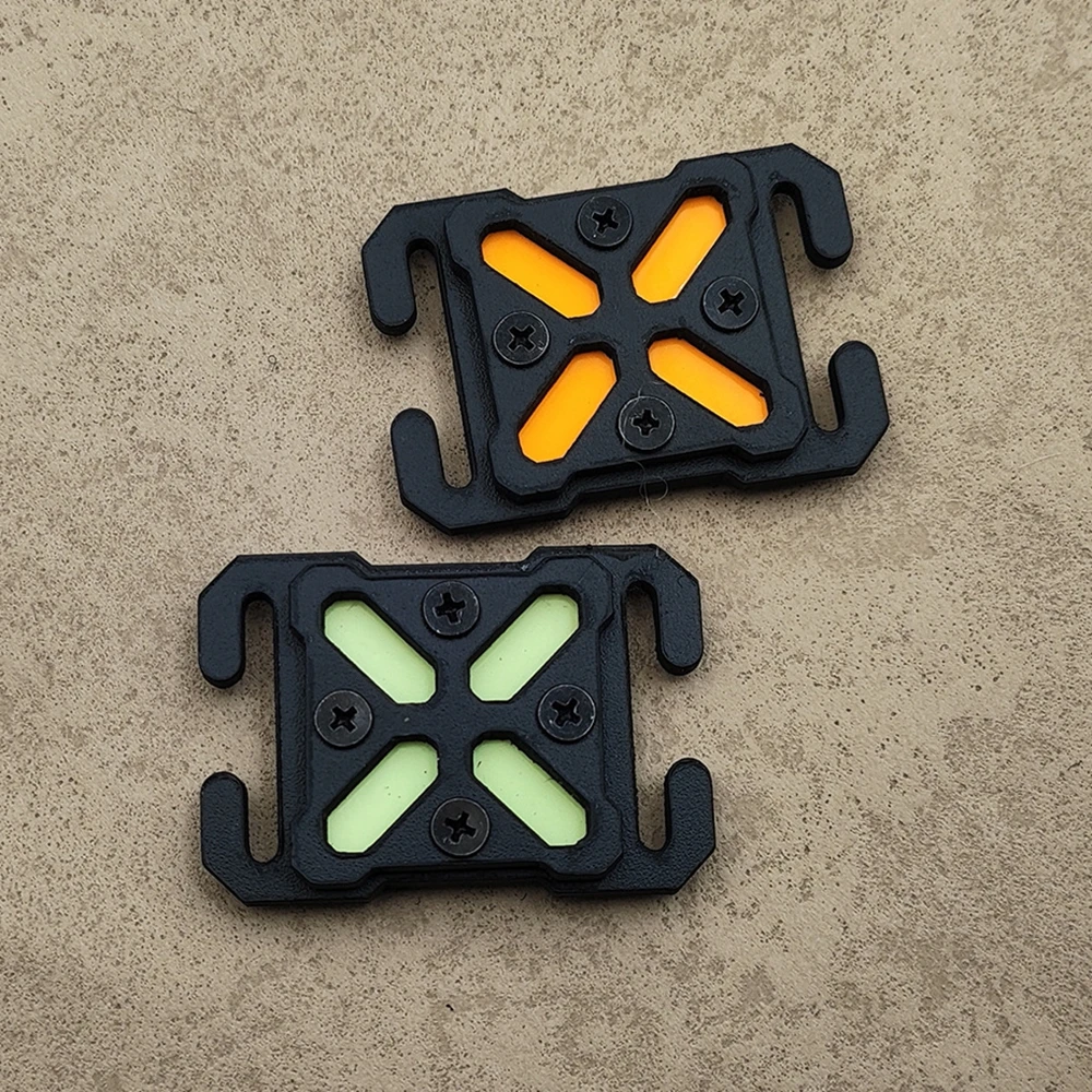 Outdoor MOLLE Reflective Warning Tape Night Glow Identification Patch Backpack Extension Patch Functional Morale Patch