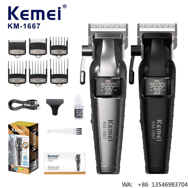 kemei-km-1667-electric-2500mah-li-battery-cordless-hair-clipper-9000rpm-ceramic-blade-adjustable-usb-salon-business-trimmer-male