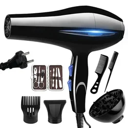 Sèche-cheveux ionique professionnel, chauffage rapide, chaud et froid, réglage, soufflage d'air, collecte d'air, injuste, 2200W