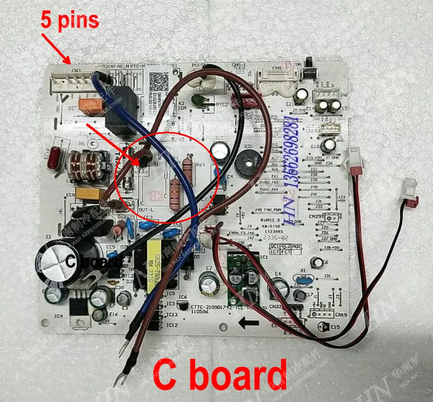 

New TCL electronic board A010270 V1.0 KB-5150 CTTC-210901742-TCL-PCB(A3) 110596 31101-000208 31101-001614 210901742T-AA