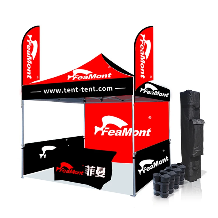 Feamont 3mx3m ao ar livre à prova dwaterproof água tenda gazebo dobrável 3x3 tenda gazebo dobrável 3x3 tenda para churrasco festa aniversário casamento evento