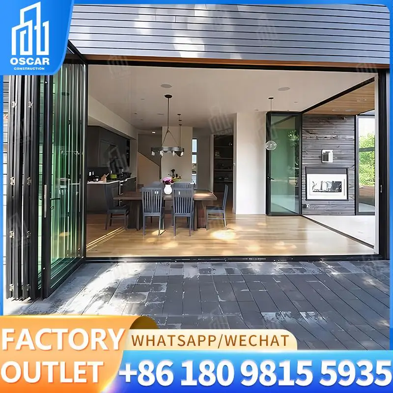 

Customizable Bifold Folding Doors for US Office Spaces Factory Direct Bifold Door