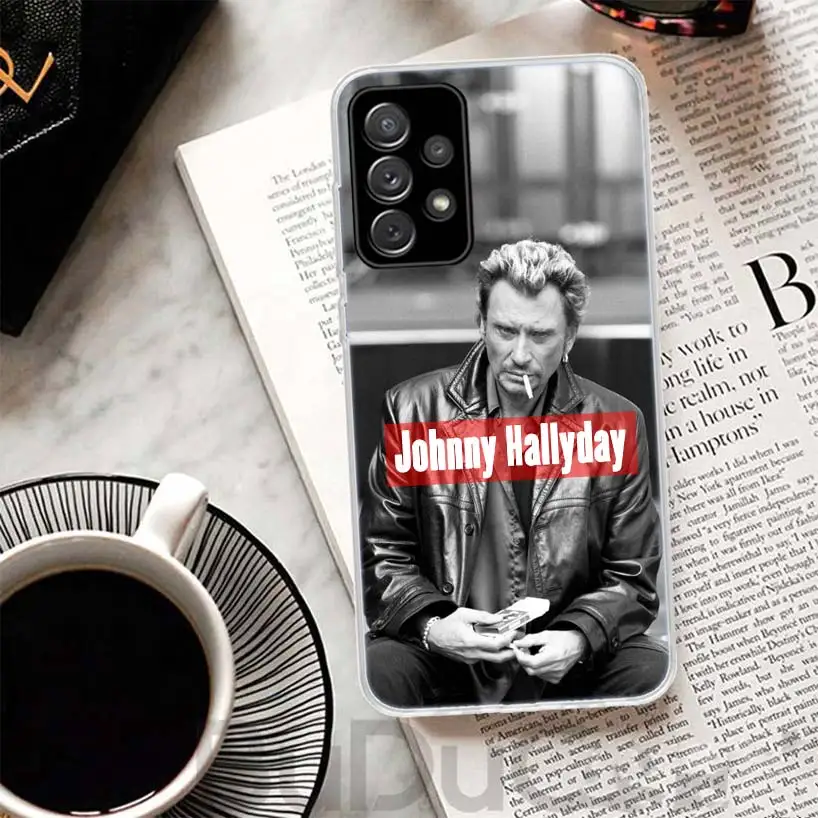 Johnny Hallyday Music Cover For Samsung Galaxy A51 A50 A71 A70 Phone Case A21S A31 A41 A10 A20E A30 A40 A01 A11 A6 A7 A8 A9 Coqu