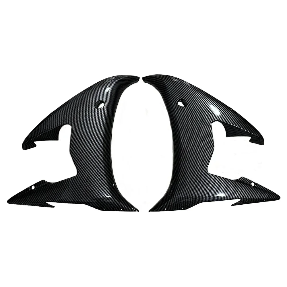 Carbon Fiber Color Front Side Radiator Cover Panel Fairing For YAMAHA YZF R6 2003 2004 2005