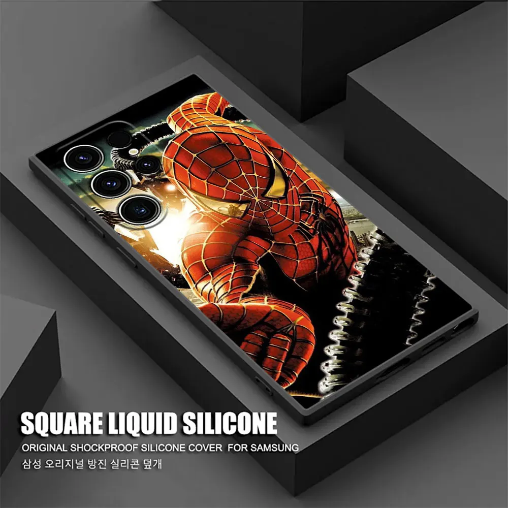 Spider Man Spiderman Phone Case For Samsung Galaxy S24 Ultra Cases S23 S21 S20 FE S22 9 Plus 5G Note 20 Ultra 10 Silicone Cover - Image 5