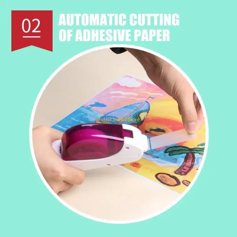 W89C تلقائي الأشرطة الأشرطة القاطع أداة قطع الشريط لتغليف الهدايا