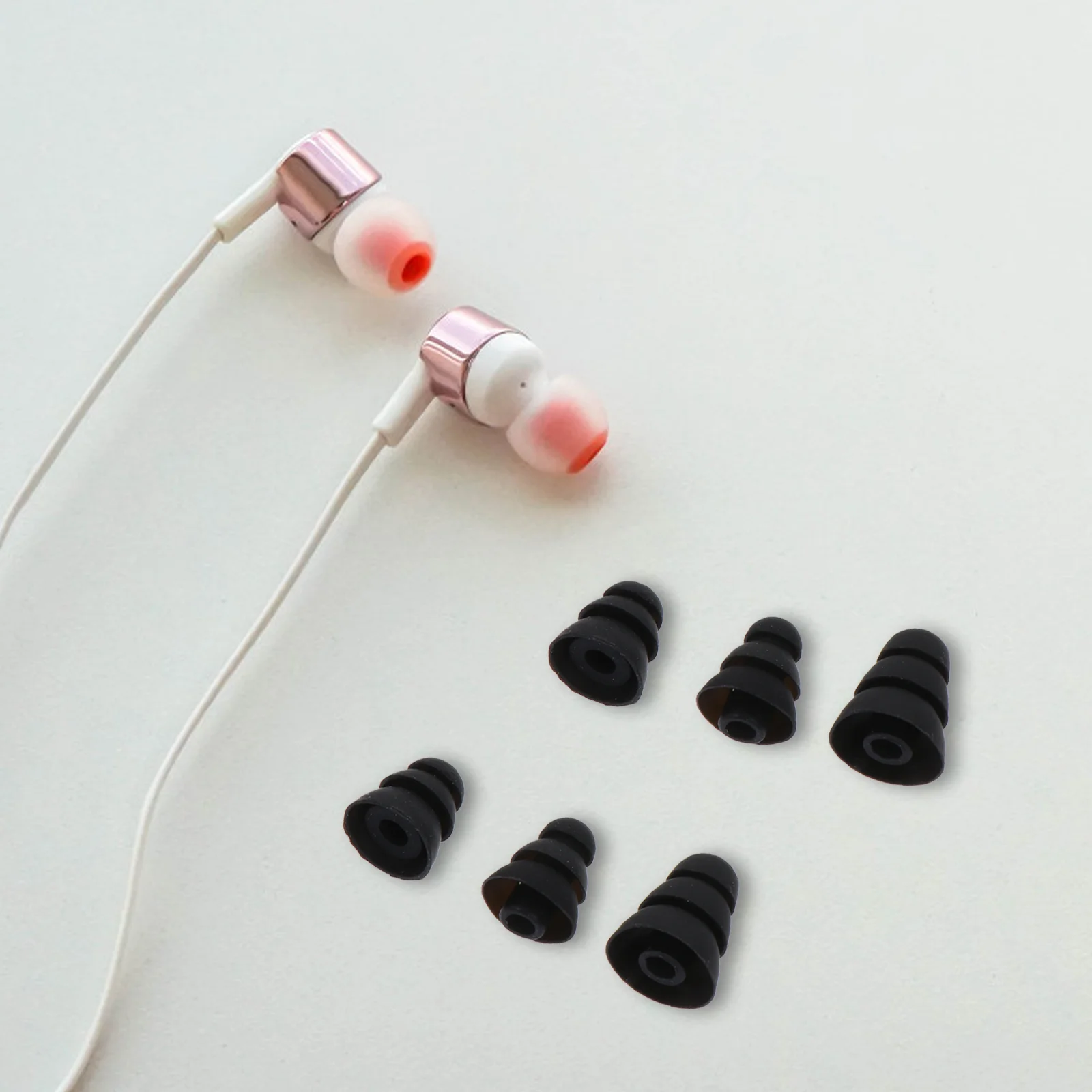 

36 Pcs Headphone Silicone Case Ear Plugs In-ear Cover Earplug Accessories Earphone for Earphones Caps Silica Gel