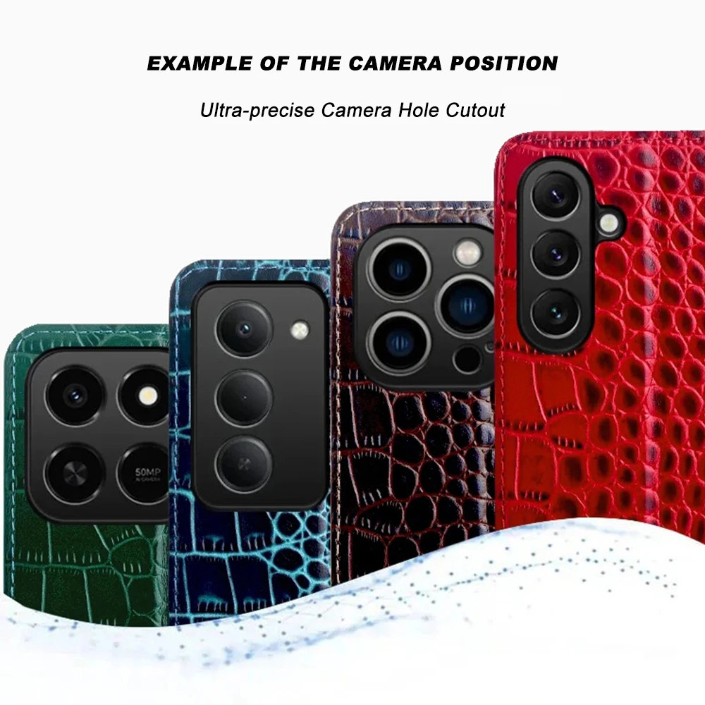 For Redmi Note 11 Pro Plus 5G Case Luxury Genuine Leather Flip Cover For Xiaomi Redmi Note 11 Pro Plus 5G Case Magnetic Cover view 5