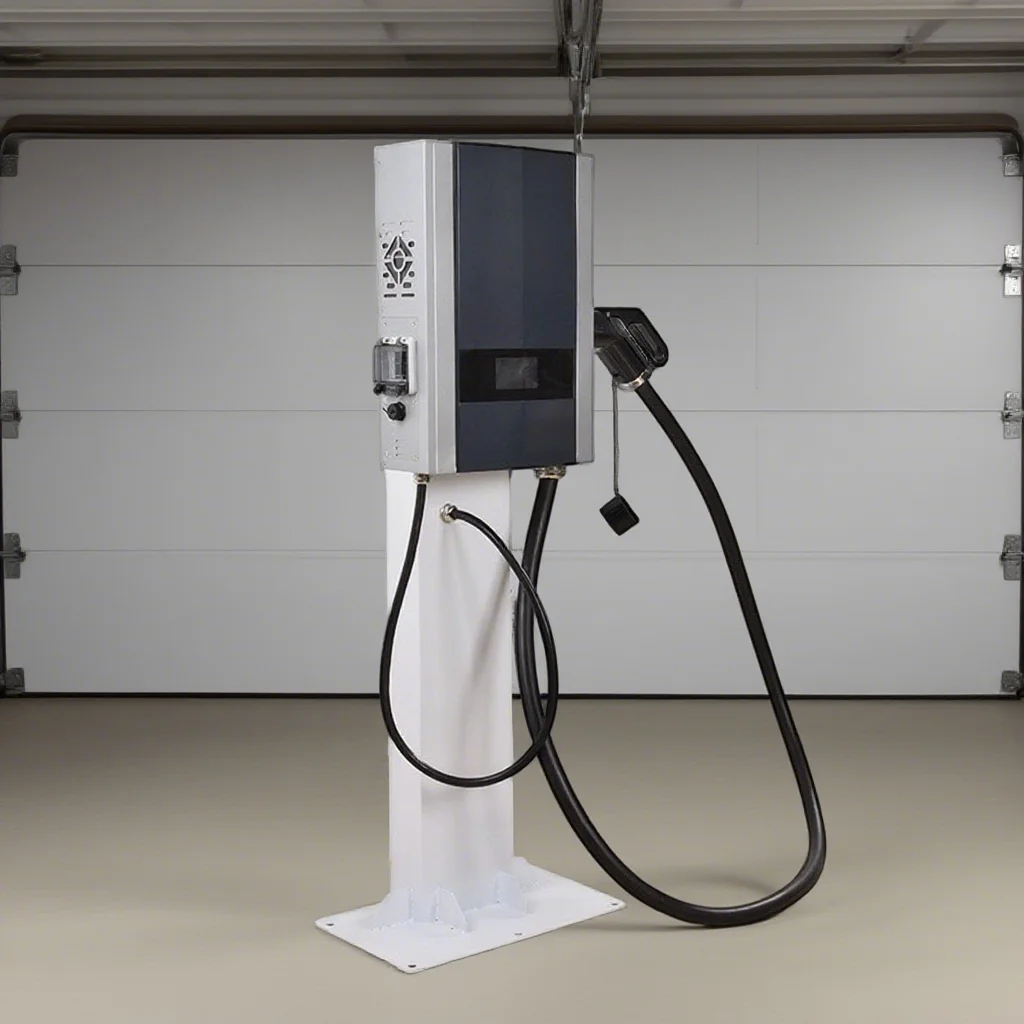 Für Gewerbliche Nutzung DC 7KW Elektrofahrzeug-Ladestation ODM OEM CCS GBT ChadeMO Schnelle Bodenmontierte EV-Ladesäule