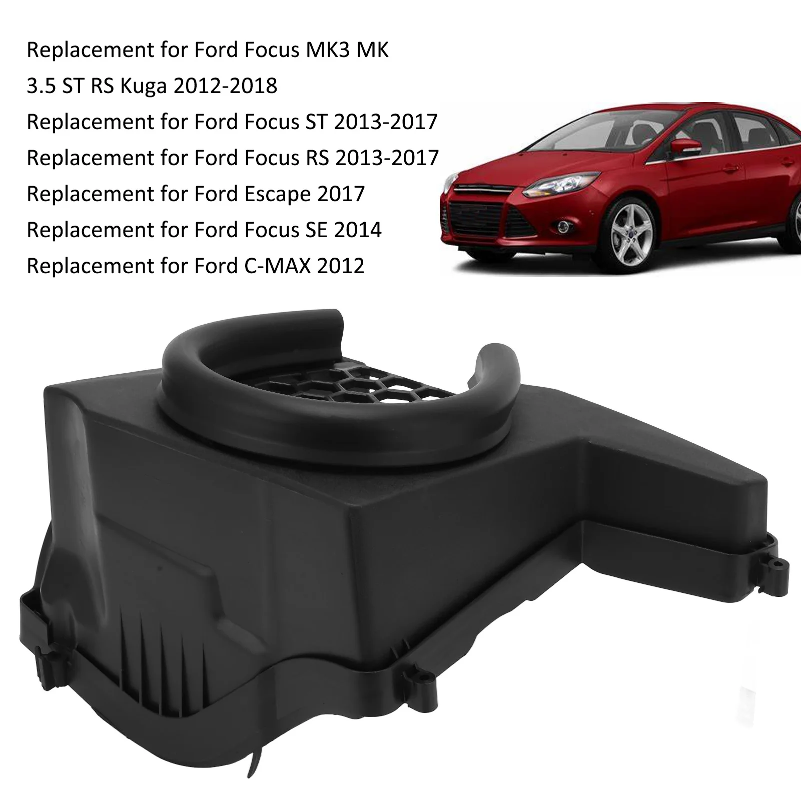 

Air Inlet Filter Box Air Intake Box Grille Hood Cover Car Accessories Replacement for Focus Escape C‑MAX Car Accessories