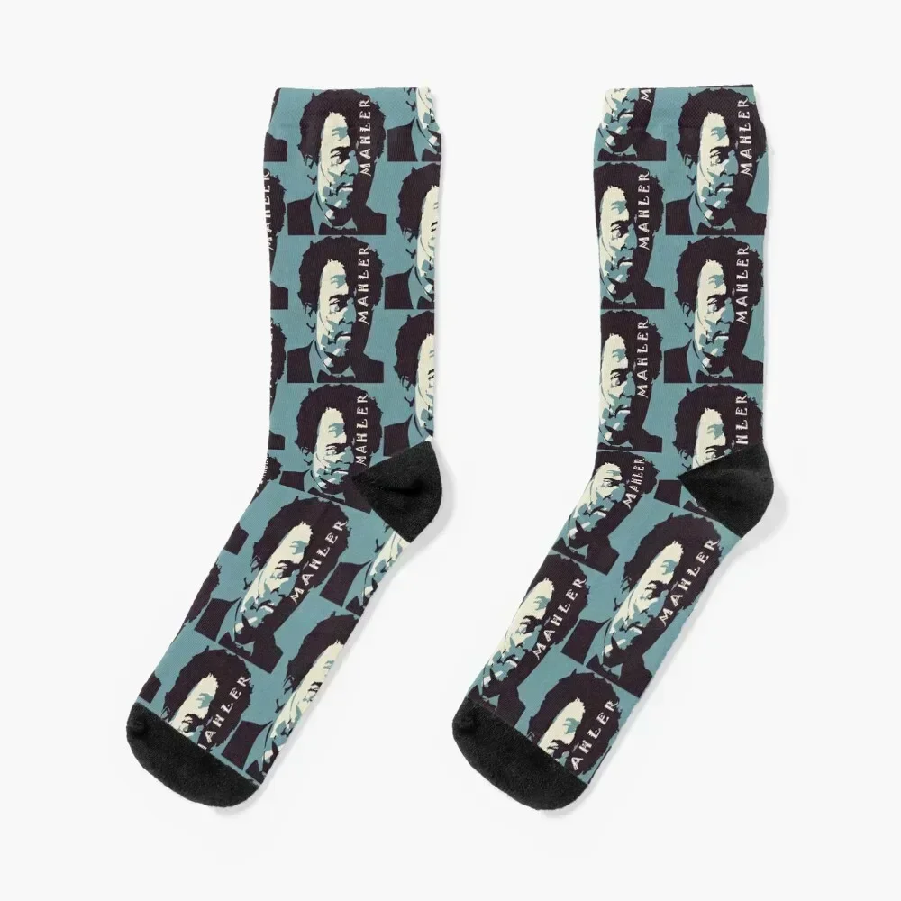 

Mahler (Blue) Socks Christmas funny sock custom sports tennis Socks Men's Women's