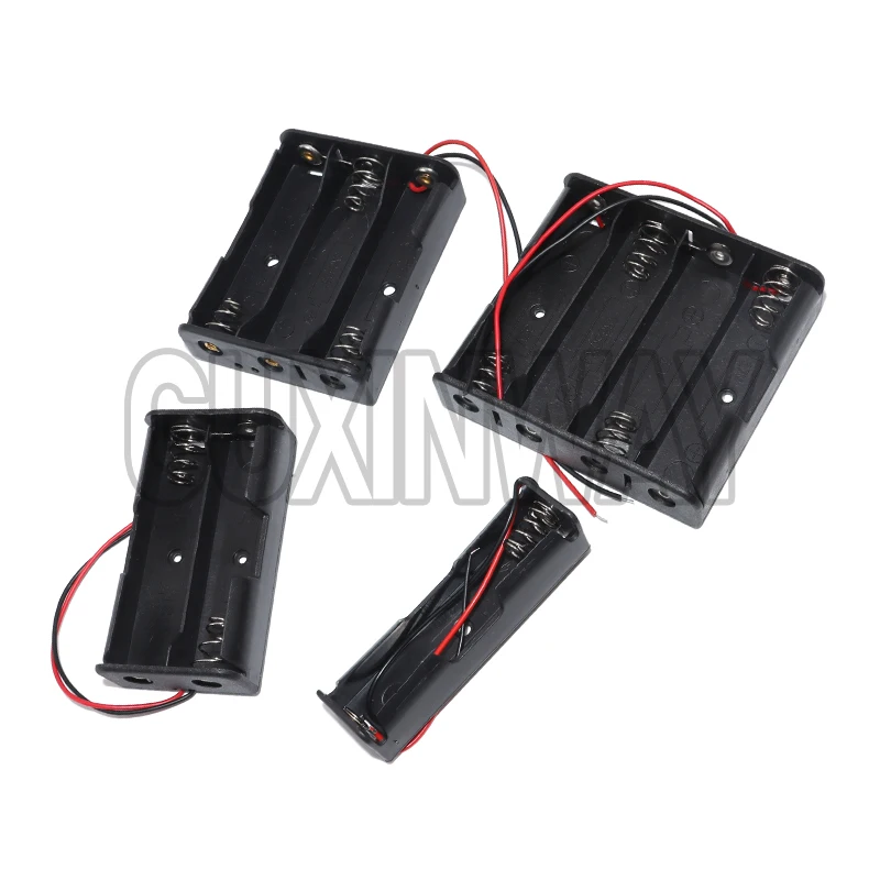 18650 Parallel 1/2/3/4/18650 Battery Holder 18650 Storage Box Case 18650 Parallel Battery Box 3.7V