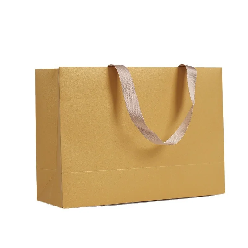 Sacchetti di carta Tote per matrimonio, compleanno, festa in casa, cosmetici, borsa per pacchetti di abbigliamento, borsa per la spesa, borsa regalo