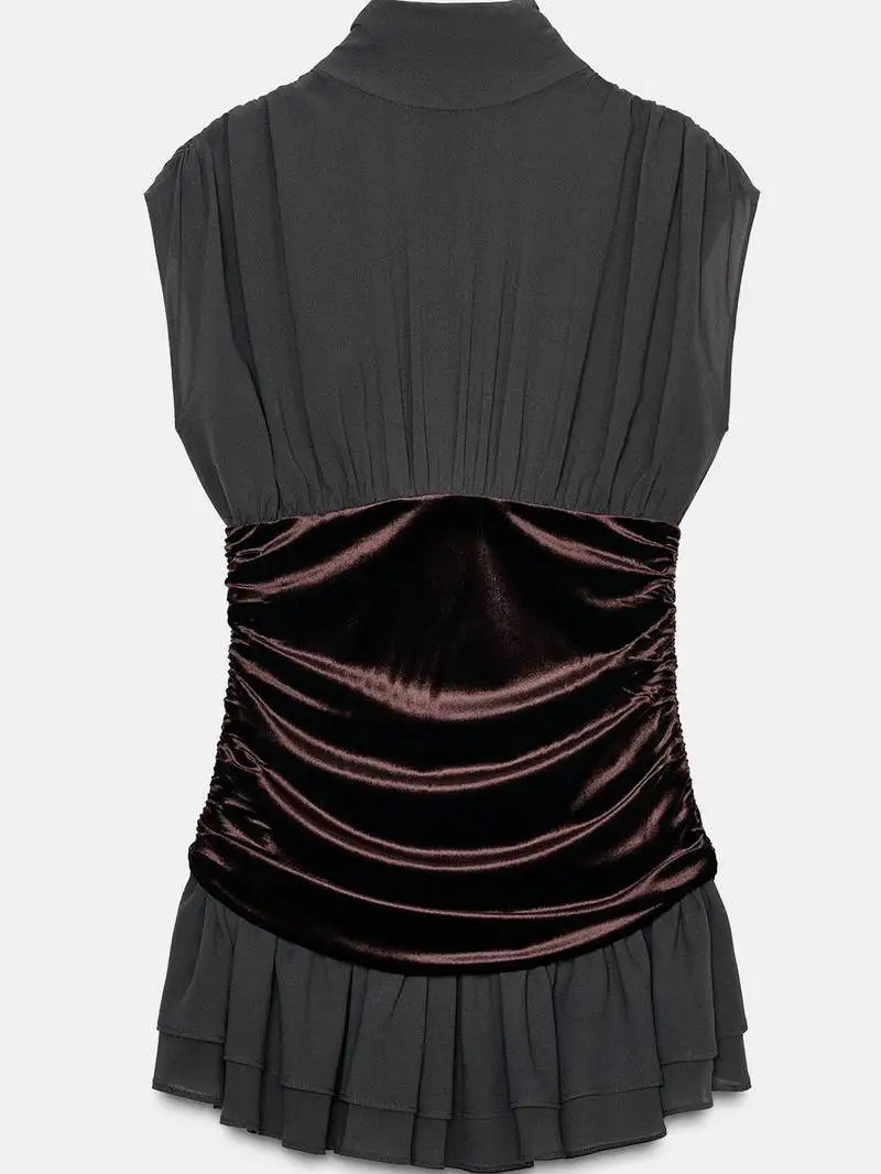 ort المخملية المرقعة الزخرفية الطبقات الدكتور الخريف الشتاء Faion اللون بلو سوان المخملية الدكتور المرأة Faion الدكتور #4