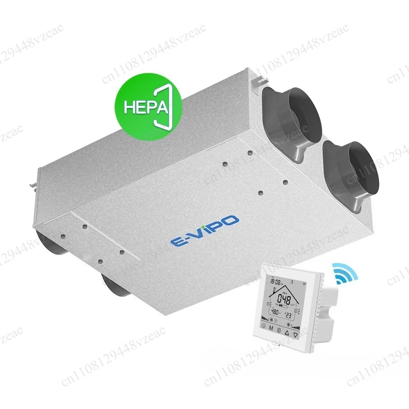 E-VIPO ERV Home Ventilation System Heat Exchanger Ventilation Recuperator MVHR Core Motor Component Low Maintenance vent Office