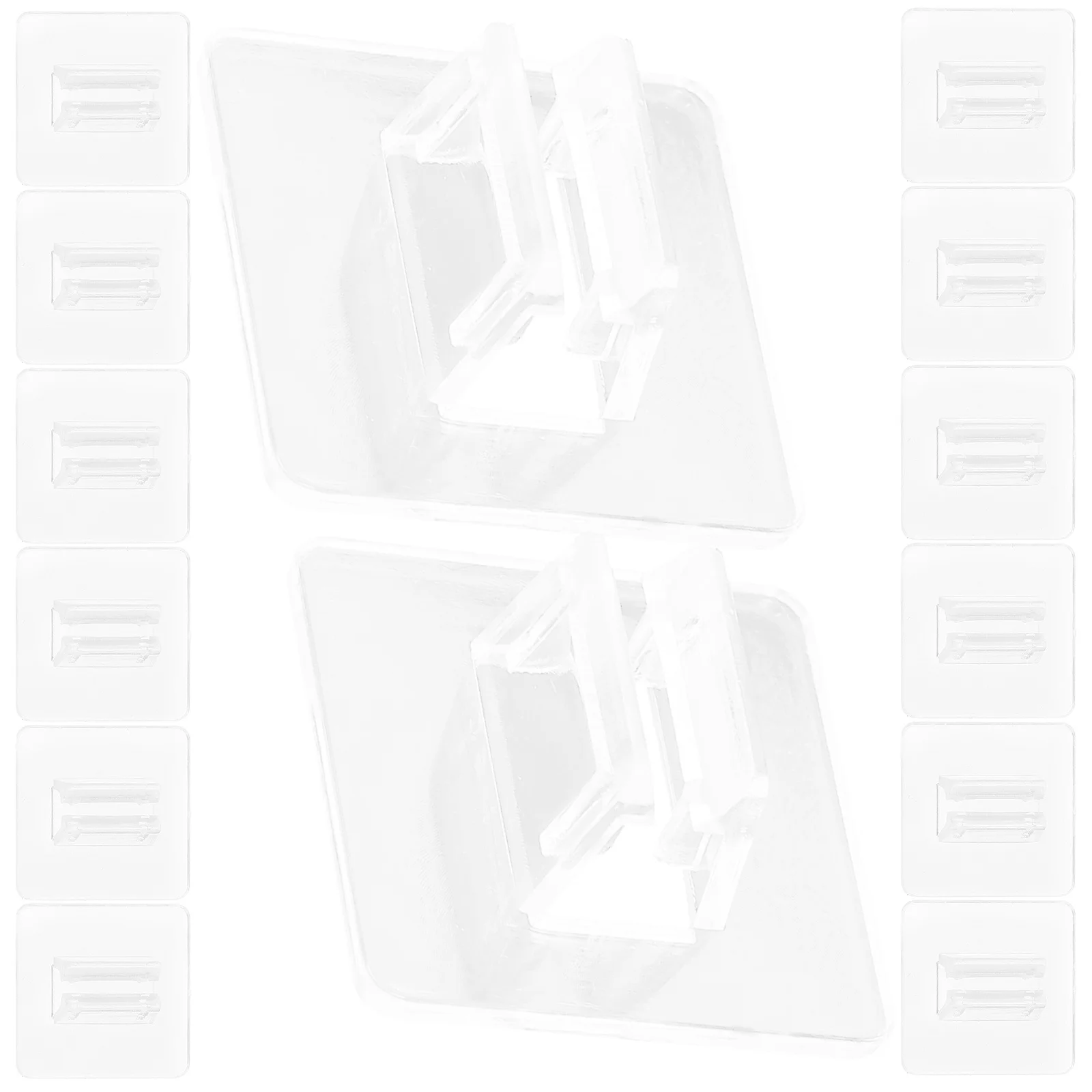 50 stuks kaarthouders kunststof antislipbasis strak ontwerp bureau organisator kaartstandaard spelstukken