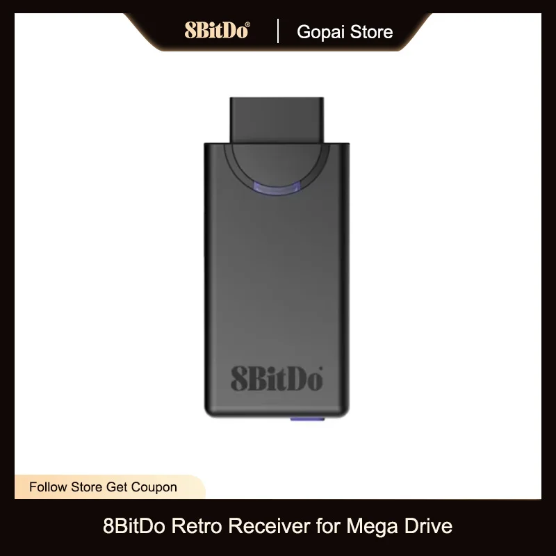 

8BitDo Retro Receiver for Mega Drive Bluetooth Sega Genesis and Original Sega Genesis