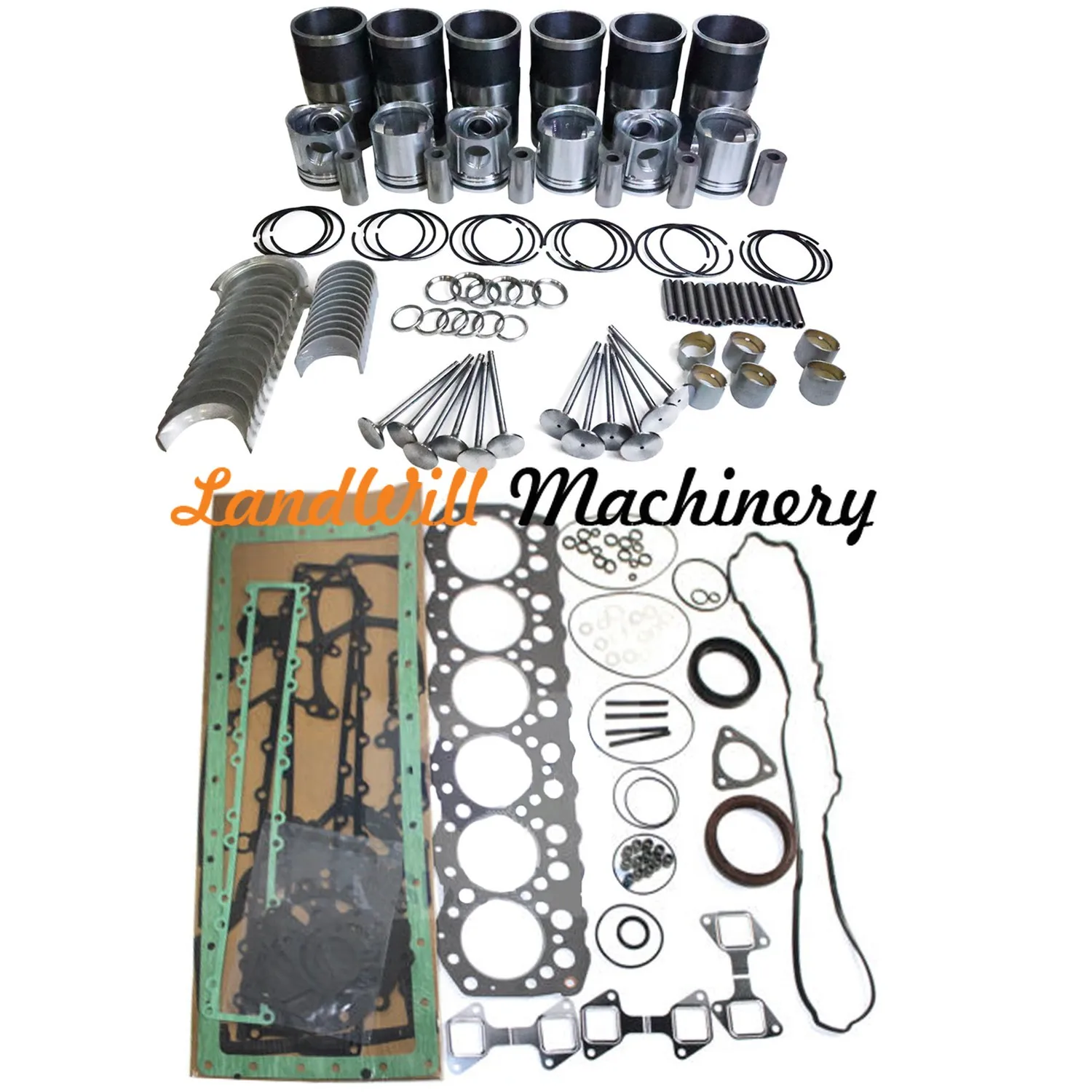 Overhaul Rebuild Kit + Connecting Rod + Crankshaft Fits Caterpillar 3046T Engine