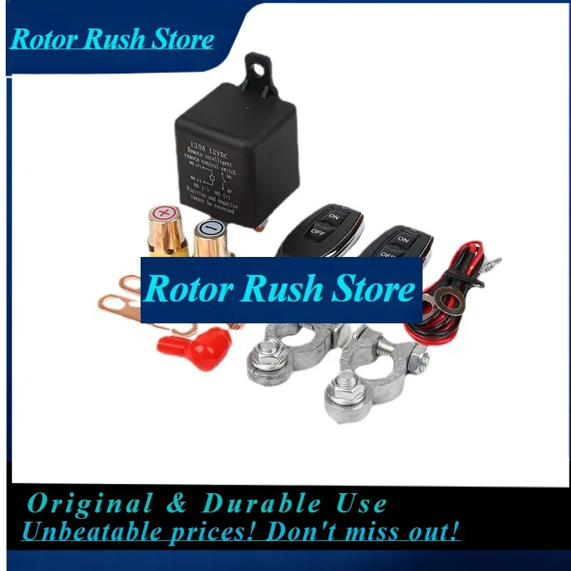 RoRuSFor Supply Relay 120a/200a Power Supply Protection Car With Remote Control Car Relay