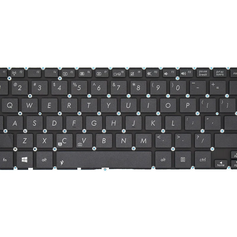 Teclado de ordenador portátil para Asus VivoBook Q200, Q200E, S200, S200E, X200, X201, X201E, x202e, MP-12K13US-920W, diseño en inglés