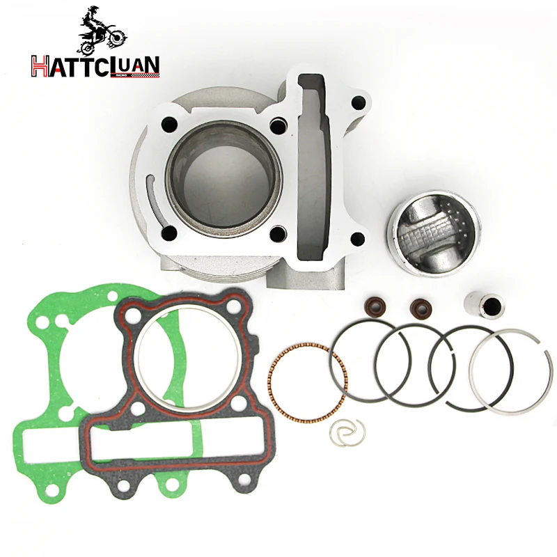 

HATTCLUAN аксессуары для гонок на мотоциклах, поршневые кольца гоночного цилиндра в сборе для двигателя ATV 139QMB 139QMA GY6 50cc 60cc 80cc 100cc