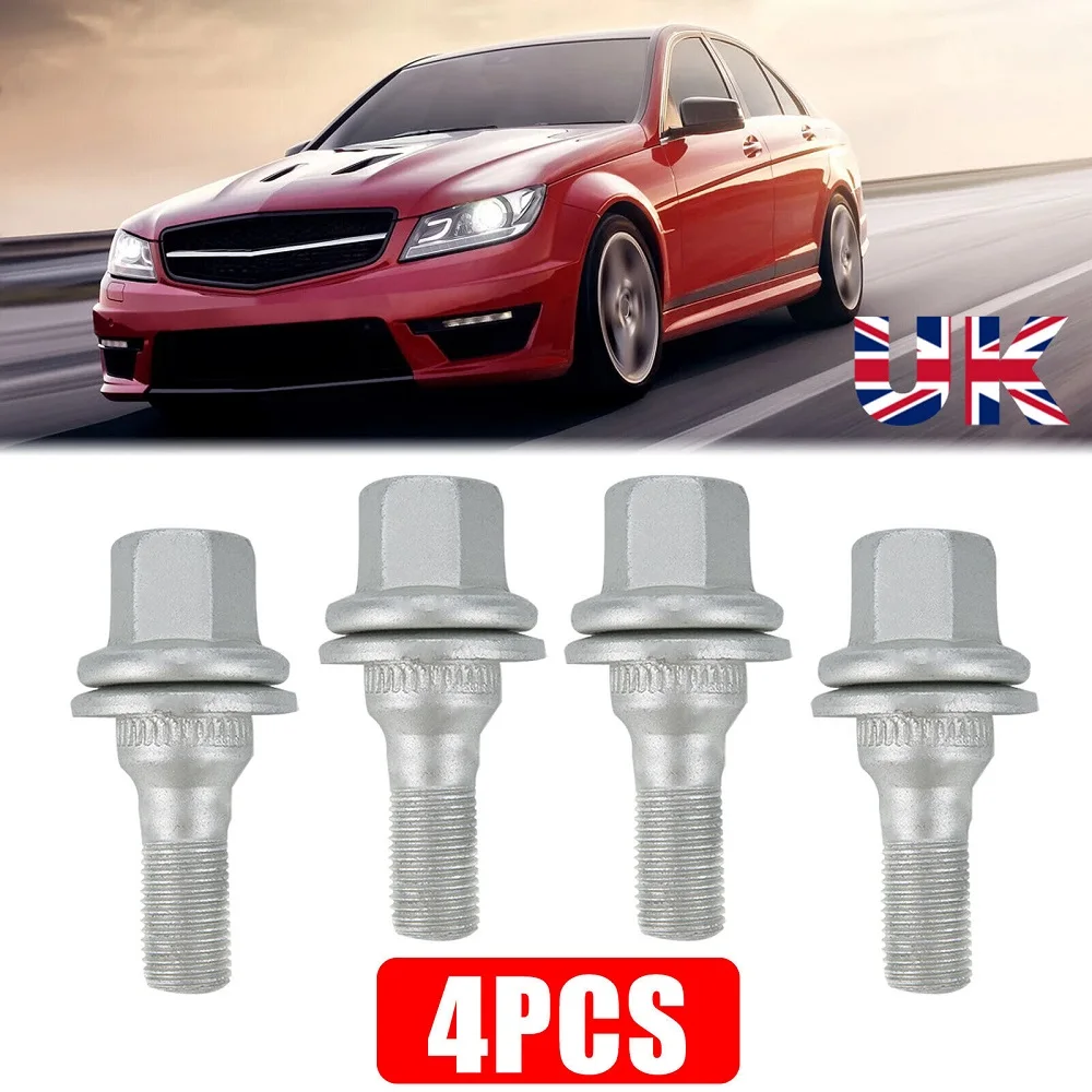 4x Wheel Bolts Nuts Screws studs alloy Fits Citroen Peugeot 206 307 408 New UK