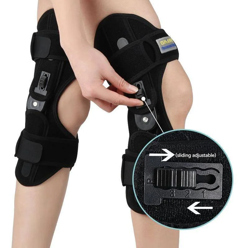 1/2pcs Knee Brace Adjustable Compression Patella Support Booster for Knee Stability Recovery Arthritis Tendonitis Pain Relief