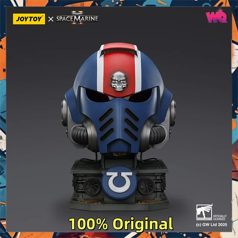 

JOYTOY Warhammer 40k 1/1 Action Figures Ultramarines Lieutenant Titus' MKX Helmet & Display Stand Person Display Toys Gifts