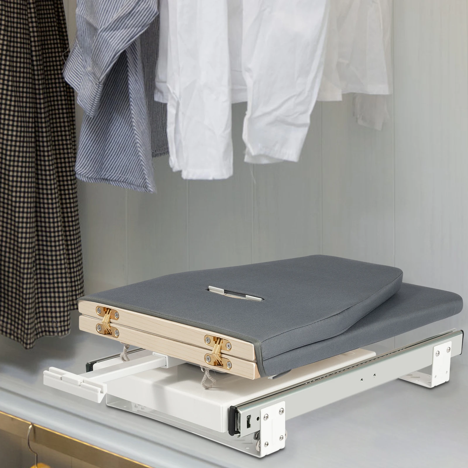 

Гладильная доска для шкафа | Пуш-пул/180 ° Вращающаяся складная гладильная доска | Выдвижное крепление для шкафа