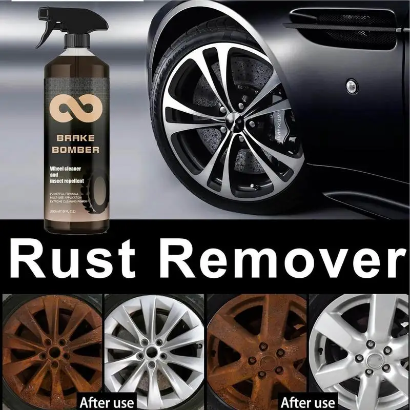 300ml Stealth Garage Brake Bomber Wheel Cleaner Spray Car Brake Disc Wheel Polish Liquid Rust removal Car Tire Rim Maintainer