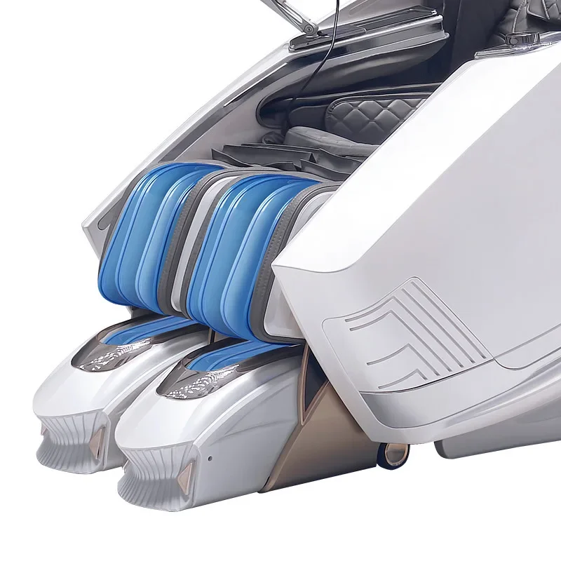 Guide rail 4D mecha leg extension massage chair zero gravity luxury space capsule intelligent full body massage