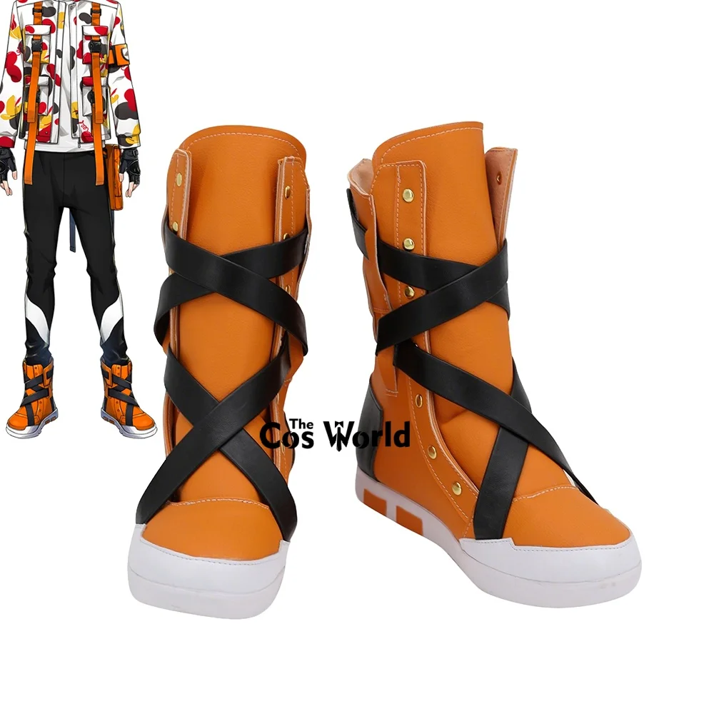 

Twisted Wonderland Cater Diamond Beans Camo Cosplay Boots Customize Game Shoes for Costumes