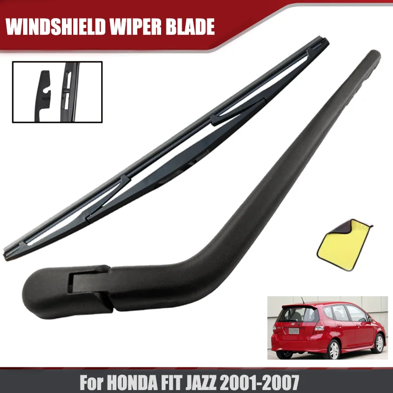Heckscheibenwischer-Arm-Set für Honda Fit Jazz 2001 2002 2003 2004 2005 2006 2007 Heckscheibenbürste