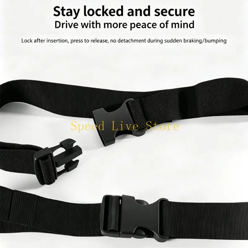 547C Car Clothesline Black Polyester Quick Install Buckle Design Heavy Duty 20kg Capacity Compact Storage For Hanging Clothes In