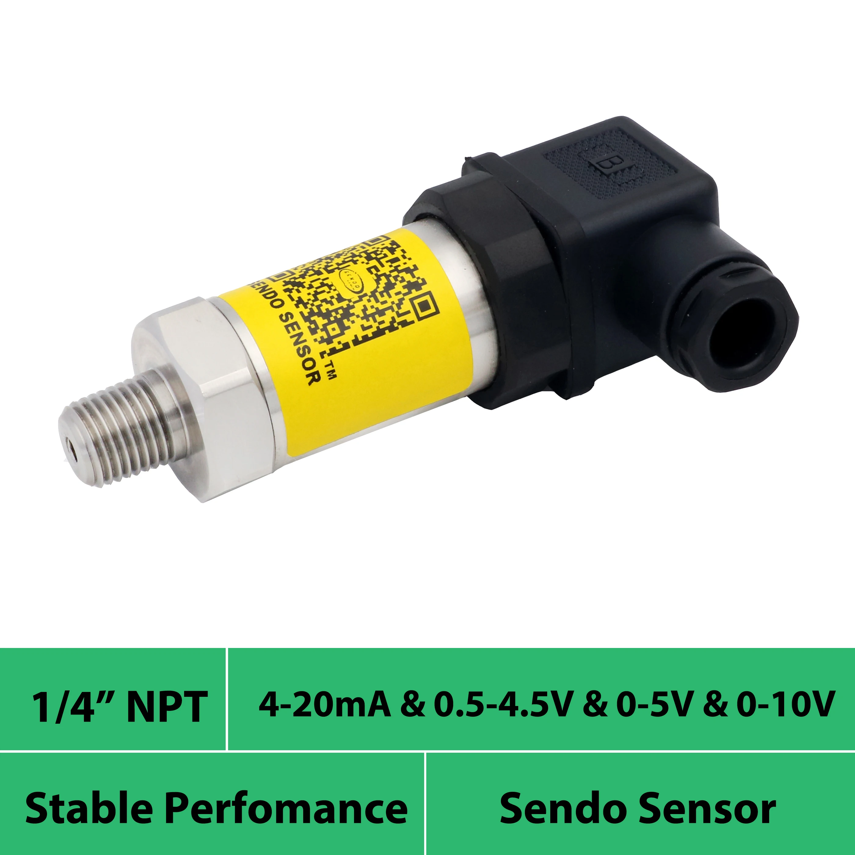Transmisor de presión sensor señal analógica 4-20mA 0 5V 0 10V 0.5 4.5V 0 20mA relativa rango 10 15psi 30 75 100 psig 300 psi 3000 5000 psi 6000 1500psi IP65 Precio mínimo Acero inoxidable 316L diafragma agua Aceite