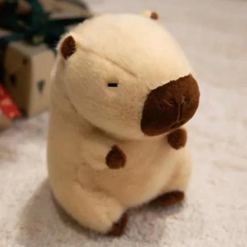 Capibara incandescente giocattoli di peluche luce notturna peluche simpatico cartone animato capibara bambola che dorme giocattolo lenitivo regalo per la fidanzata giocattolo a led