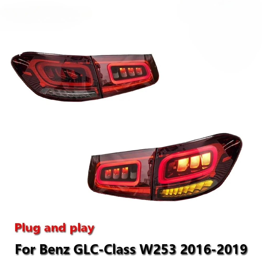 

Светодиодные задние фонари для Mercedes-Benz GLC-Class W253 2016-2019: противотуманные фары, ДХО, стоп-сигналы, указатели поворота, установка Plug and Play