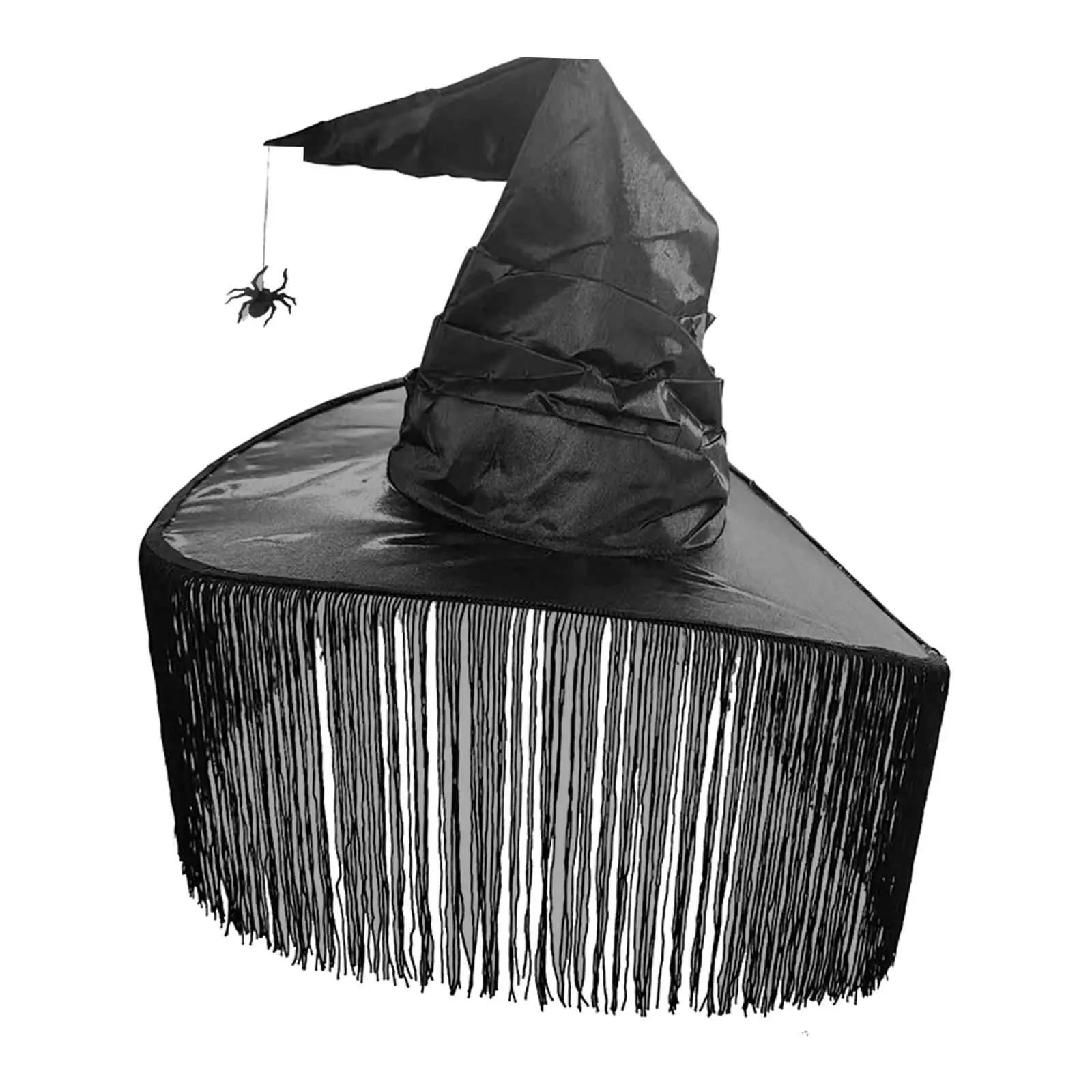 Witches Hats Halloween Party Decoration Cap with Tassel for Adult Masquerade