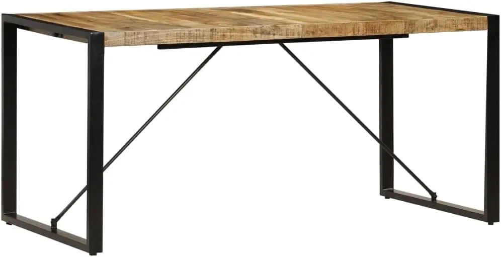 Industrial Design, Sturdy Metal Frame,Multifunctional Desk,For Nook Cafe Restaurant Home Kitchen Terrace,Dining Table