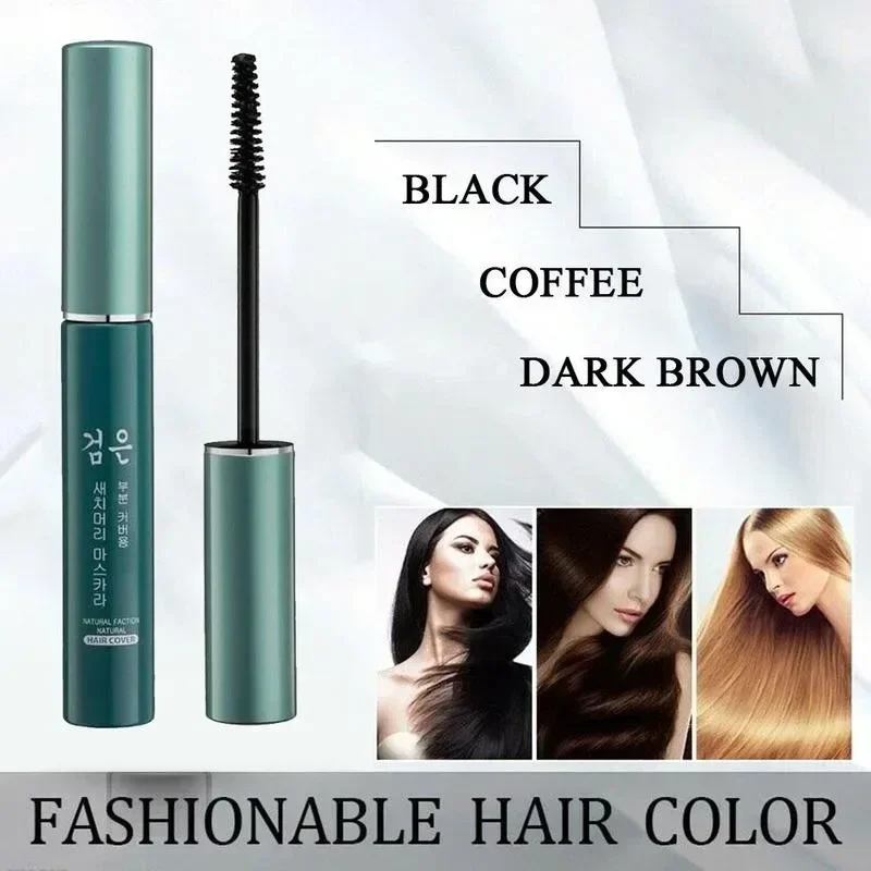 New Temporary Hair Color Brush One-time White Grey Hair Cover Up DIY Wax Mascara Dye Cream Hair Coloring Product
