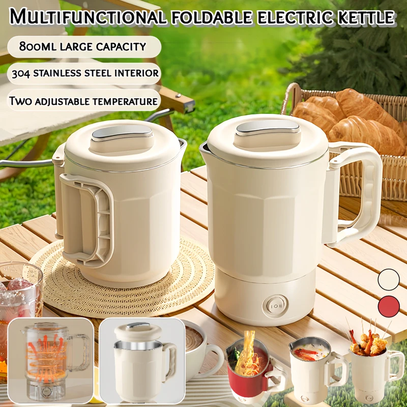 

Home small electric kettle multifunction foldable electric kettle travel large capacity kettle