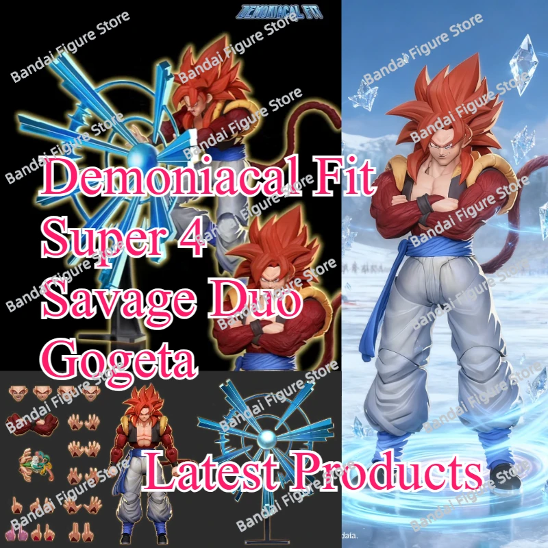 Nuevo producto Demoniacal Fit Dragon Ball Savage Duo Gt Super Saiyan 4 Gogeta 3,0 cuerpo SSJ4 Anime figura de acción modelo juguete para regalo