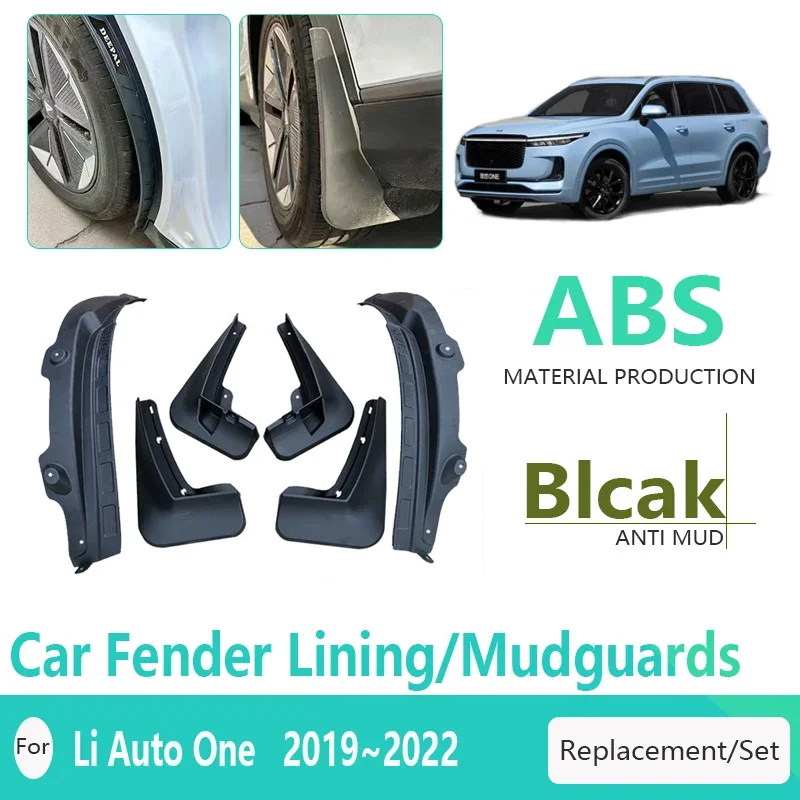 

Car Mud Guard For Li Auto One Lixiang One 2019 2020 2021 2022 Car Front Rear Fender Antifreeze Mudguard Mudflap Auto Accessories