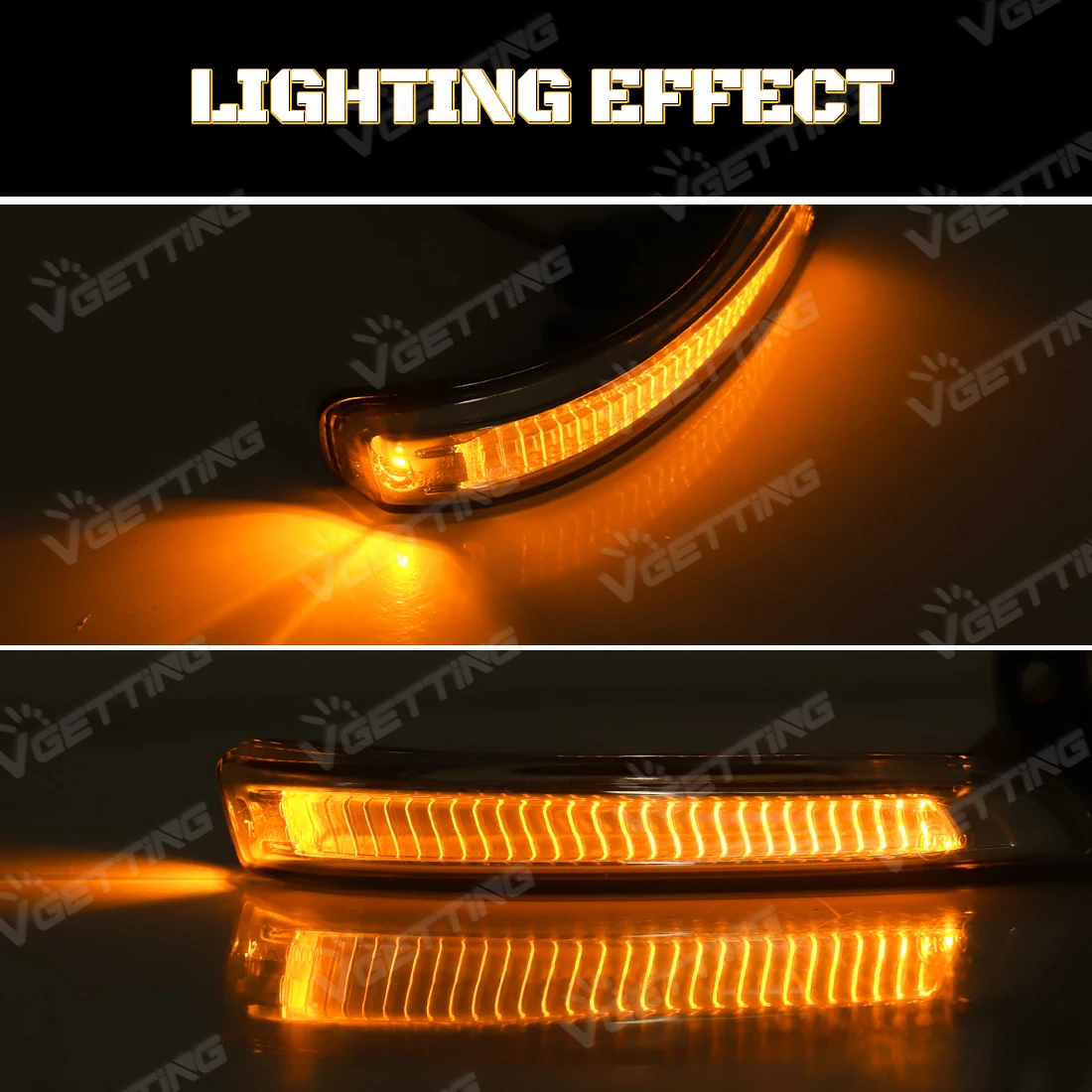 Rearview Turn Signal Lamp LED Rear View Mirror Light For Chevrolet Cruze J300 2009 2010 2011 2012-2015 Amber 94537661 94537660