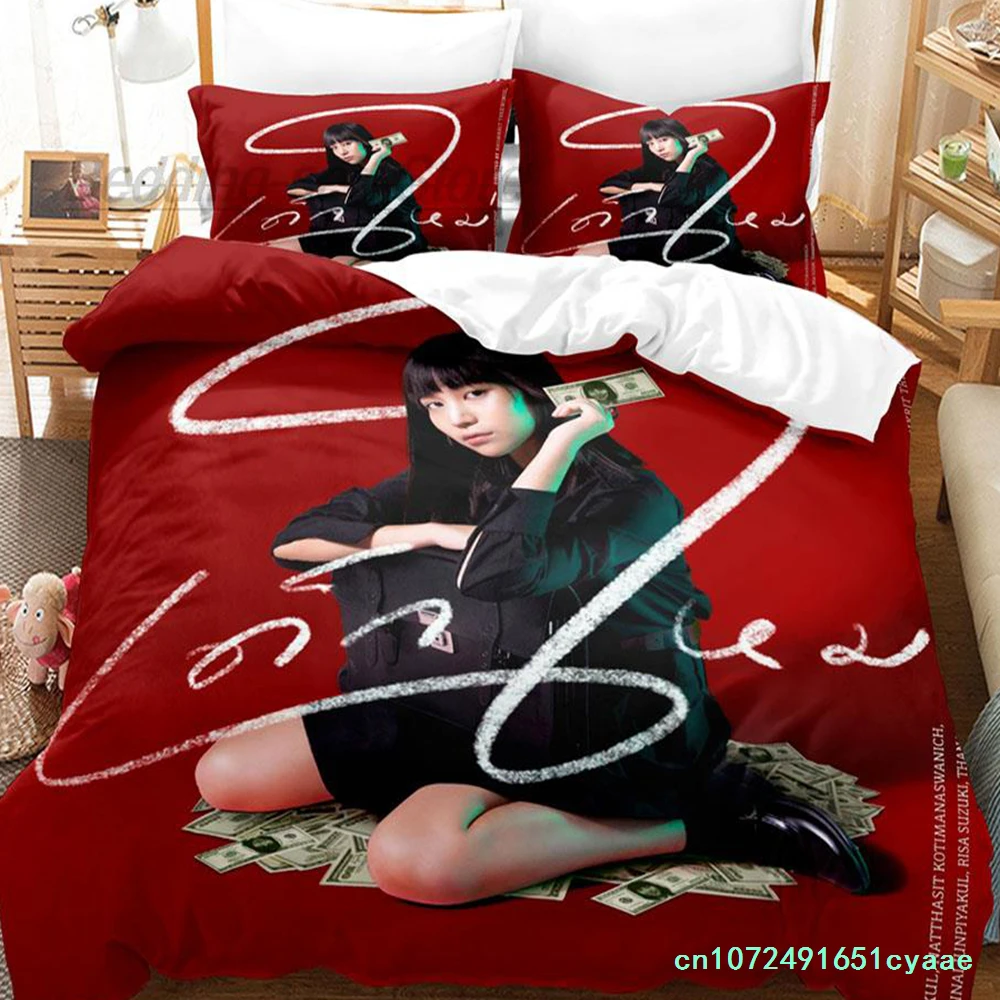 Girl From Nowhere 2 Nanno Thai Series Bedding Set Single Twin Full Queen King Size Bed Set Aldult Kid Bedroom Duvetcover Sets 3D