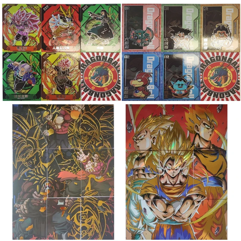 

Card Nest Dragon Ball Son Goku Gogeta Torankusu Goku Black Android 19 Ssr Qr Puzzle Cards New Collection Man Birthday Gifts