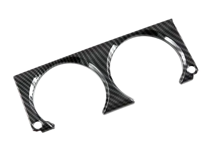 Carbon Fiber Style Cup Holder Cover Trim For Toyota Sienna (XL40) 2021 2022 Car Accessories Stickers W4 - view 3