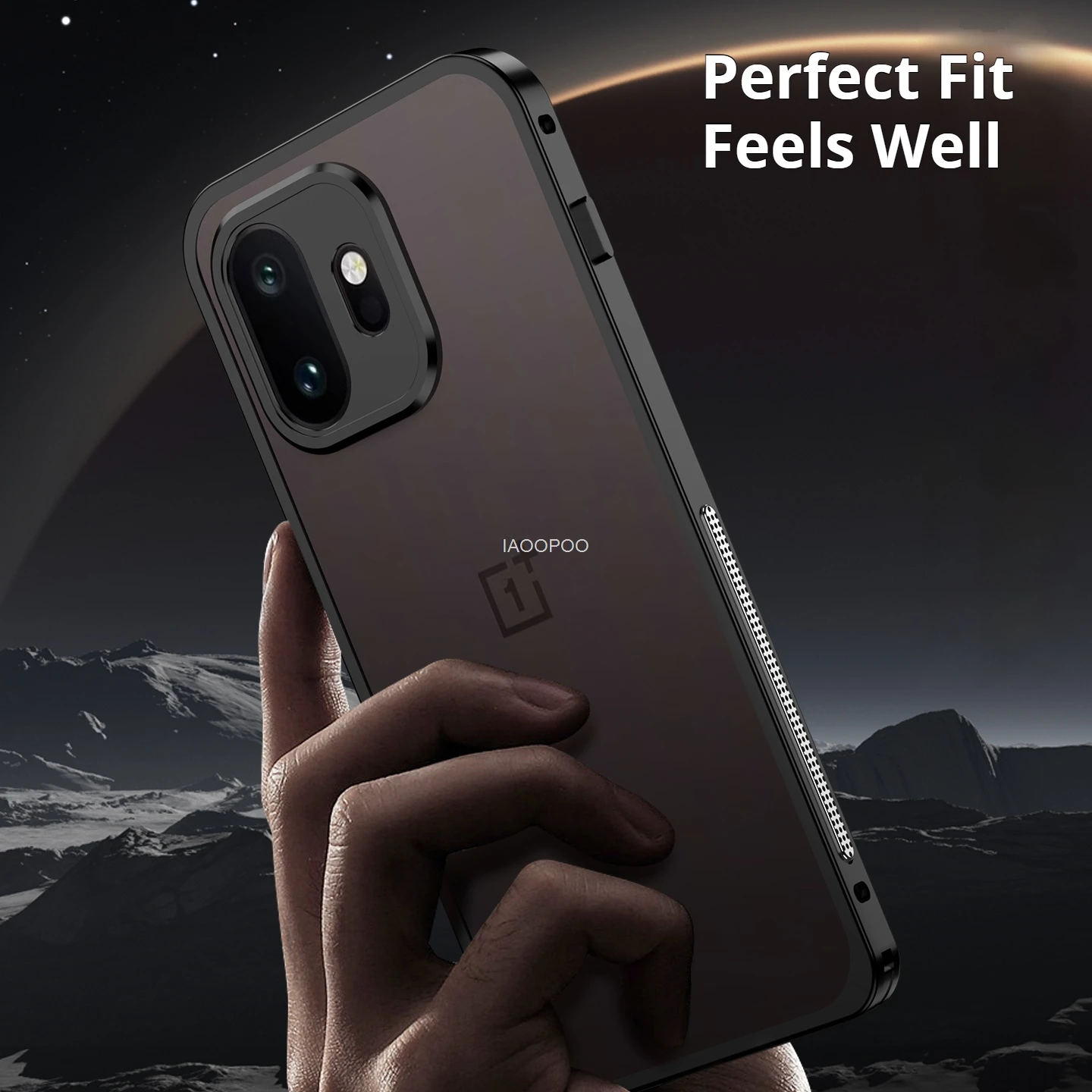 Ultradünnes Aluminiumrahmen-Metall-Bumper-Case für OnePlus 15T 15R 15 13R 13 13T 13S ACE 6 6T Nord5 mit Linsenschutz aus Metall. – Detail 4
